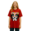 Playera Oversize “diseño de catrina”