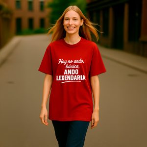 Playera Personalizadas “Hoy no ando básica“