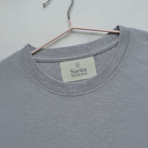 Playera Oversize Color Gris