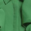 Camisa verde con volados