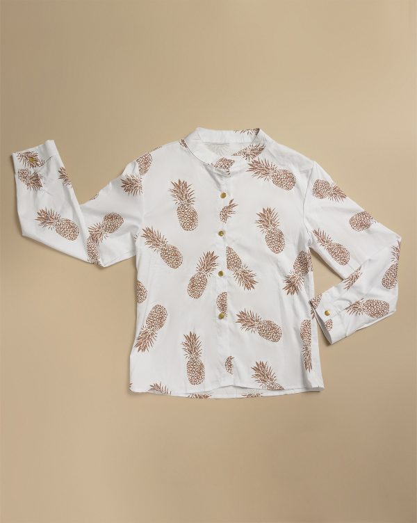 Camisa Blanca con piña