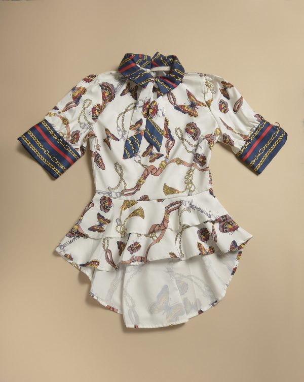 Blusa pleplum Mariposa