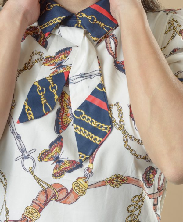 Blusa pleplum Mariposa