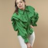 Camisa verde con volados