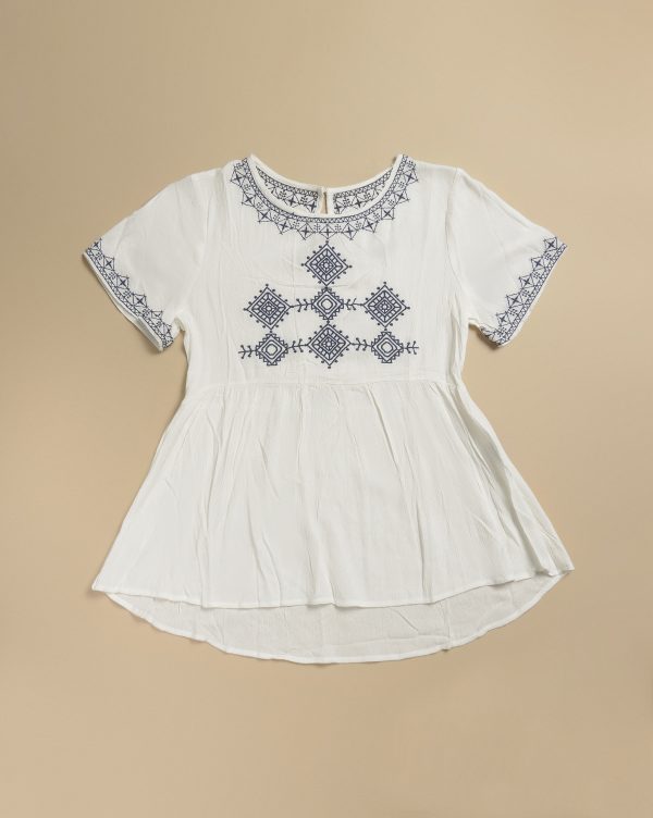 2(1) Blusa de lino Buho